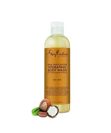 Shea Moisture Raw Shea Butter Hydrating Body Wash with Coconut Oil & Vitamin E - Pack of 2, 13 Fl Oz Ea | Frankincense Myrhh Coconut - Buy Online on GoSupps.com
