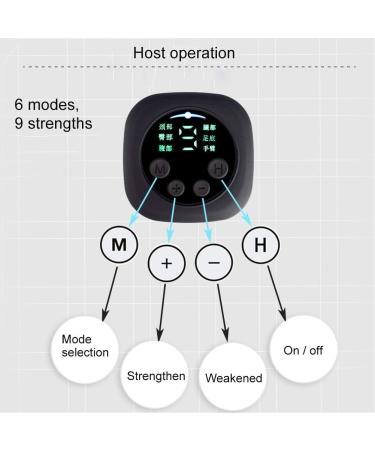 ZJchao ABS Trainer - Intelligent EMS Muscle Stimulator Belt for Effective Belly Arm & Leg Fitness | International Shipping - Buy Online on GoSupps.com