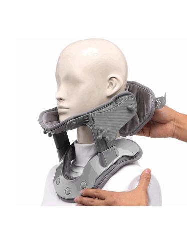 Adjustable Cervical Neck Traction Device | Electric Neck Stretcher & Support Brace for Home Use - International Shipping Available - Buy Online on GoSupps.com