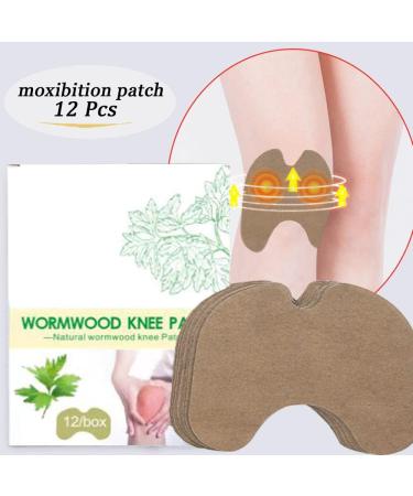 12 Parts Moxibustion Knee Stickers - Self-Heating Pain Relief Patches for Neck Shoulders Waist & Legs - Buy Online on GoSupps.com