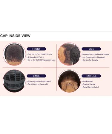 Outre HD Lace Front Wig Julianne 24 (1B) | Fully Hand-Tied 13X6 Lace Wig - Buy Online on GoSupps.com