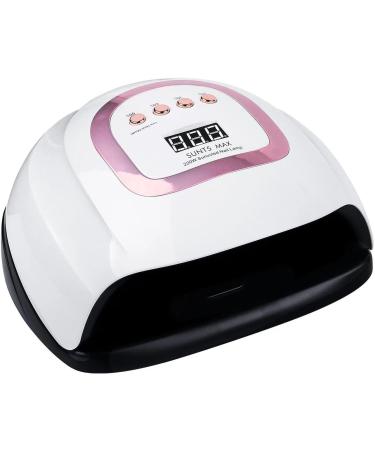 Yurayisen 220W UV LED Nail Lamp for Gel Polish 4 Timers Large Space Gel Curing Lamp Nail Dryer - Buy Online on GoSupps.com