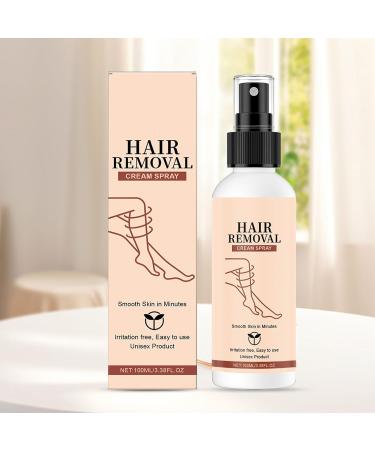  Jingmiger Body Hair Removal Spray - 100ml Compact Soothing Beauty Care | Hair Removal Spray For Face Home Shaving Shower Legs Back Chest Arms Underarms - Buy Online on GoSupps.com