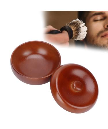 Wooden Shaving Bowl Men's Shaving Foam Lather Bowl with Lid Bowl Cleaning Grandslam Soap Dish for Shaving Soap and Cream