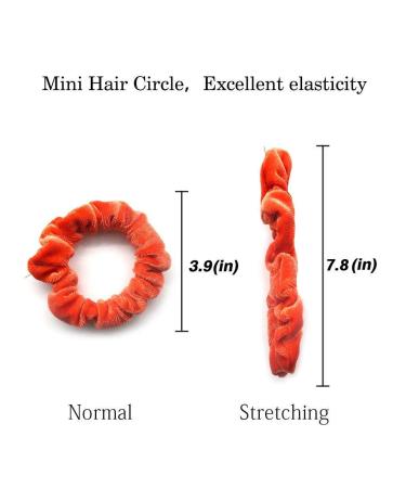 Rosennie Colorful Hair Ties 30 Elastic Scrunch Bands for Women & Girls 50 Vibrant Colors Perfect Ponytail Accessories - Buy Online on GoSupps.com