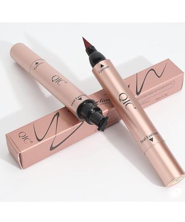 DekRion Winged Eyeliner Stamp - Waterproof Long-Lasting Liquid Eyeliner in Black | 1PC - Buy Online on GoSupps.com