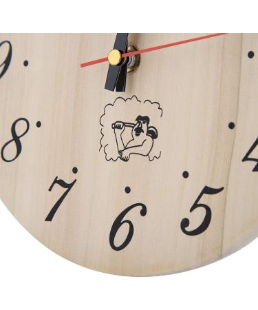 8-Inch Sauna Swim Clock with Large Arabic Digits | Heat-Resistant Sauna Accessories for Interior Decor - Buy Online on GoSupps.com