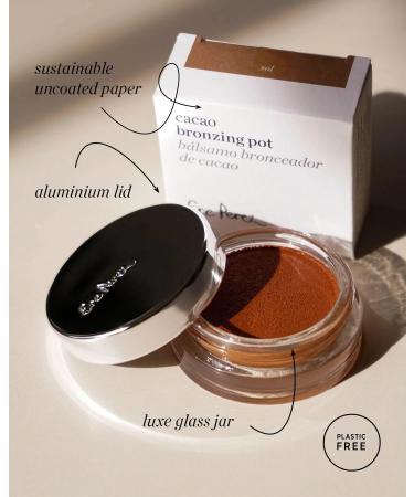 Ere Perez Cacao Bronzing Pot - Vegan Cruelty-Free Clean Beauty | Playa (0.26 oz) - Sun-Kissed Glow - Buy Online on GoSupps.com