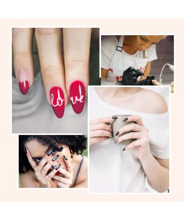 ALXBSONE Pack of 500 Nail Stencils Nail Extension Stencils Nail Extension Forms Nail Polish Accessories for Gel Nails & Nail Extension (Golden) - Buy Online on GoSupps.com