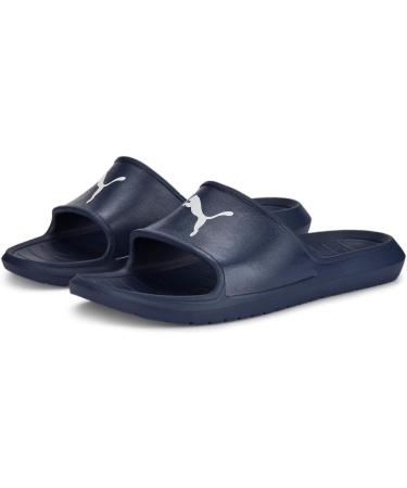PUMA Unisex Divecat V2 Lite Cat Slide Sandals - 42 EU Peacoat/Puma White | International Shipping Available - Buy Online on GoSupps.com