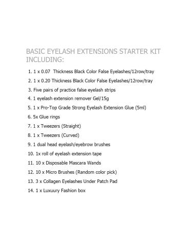 Lash Artist Starter Kit | Individual Eyelash Extension Training | Beginner's Kit for Eyelash Technicians - International Shipping Available - Buy Online on GoSupps.com