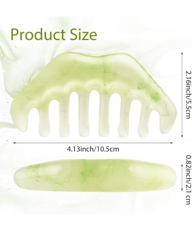 Wide Tooth Massage Comb & Gua Sha Tool for Head Massage - Fatigue Relief & Acupuncture Nerve Therapy - Buy Online on GoSupps.com