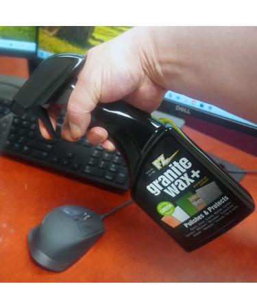 Granite Wax Plus - Streak-Free Granite Cleaner & Polish Hard Water Stain Remover | 16 oz Kitchen & Bathroom Cleaner with Carnauba Wax & Banana Scent - Buy Online on GoSupps.com