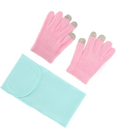 Qukaim Moisturizing Gel Hand Gloves Set Moisturizing Gel Hand Gloves Set with Spa Neck Mask Reusable Hydrating Gel Gloves Touch Screen for Cracked Skin - Buy Online on GoSupps.com