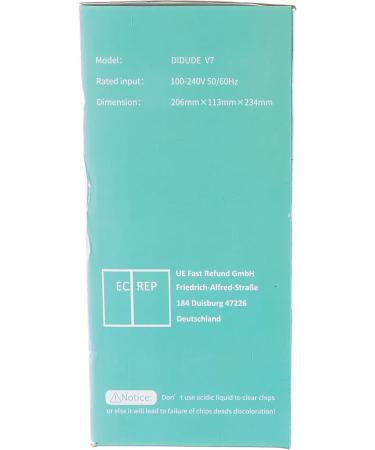 Didude 168W LED UV Nail Lamp - Professional Nail Dryer with Smart Sensor & 4 Timers | Ideal for All Gel Types at Home Salon - Buy Online on GoSupps.com