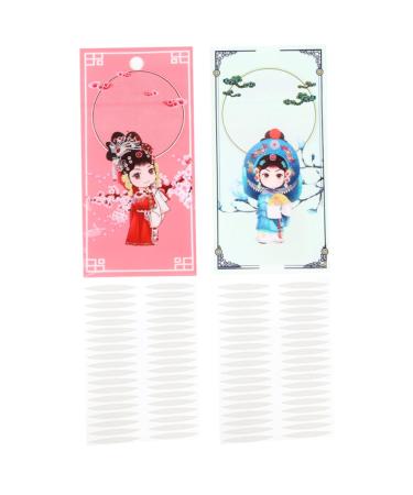 OHPHCALL 2 Sets invisible double eyelid stickers invisible eyelid lift strips eyelid tape Lifter single sided