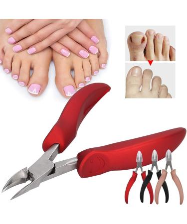Cuticle Trimmer Cuticle Nipper Stainless Steel Cuticle Cutter Clipper Nail Toenail Dead Skin Cutter Barrel Spring Toe Finger Cuticle Nipper Finger Toe Ingrown Nail Clipper Cuticle Remover(Red) - Buy Online on GoSupps.com