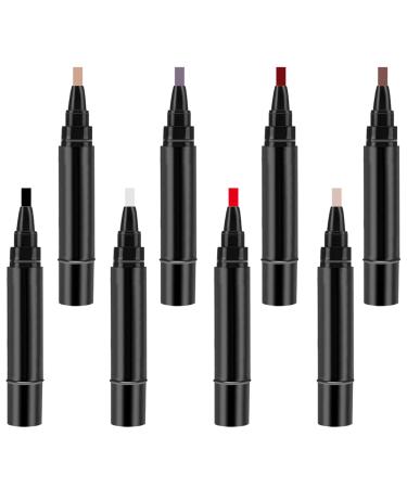 Nail Art Pens Set Nail Polish Pens 8Pcs DIY Nail Gel Pen for Women Nail Point Graffiti Dotting Pen Nail Varnish Pens for Home Salon