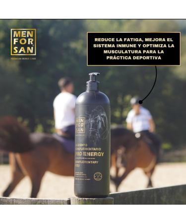 MENFORSAN Pro Energy Complementary feed for Horses 1L | Energy and vitality | Vegan Friendly 100% Natural | Premium Horse Care - Buy Online on GoSupps.com