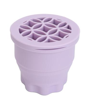Shop Purple Makeup Brush Cleaner Cup - Silicone Multifunctional Cleaning Bowl for Home | Space-Saving Design | International Shipping Available - Buy Online on GoSupps.com