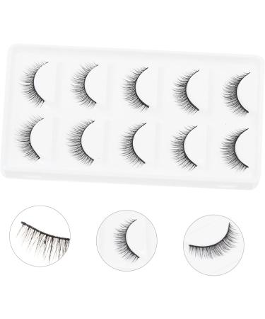 Beavorty 10 Pairs short false eyelashes natural look eyelashes Art Eyelashes Dense Eyelashes Faux Dramatic Eyelashes lashes Makeup Eyelash make up 3d Accessories artificial fiber - Buy Online on GoSupps.com