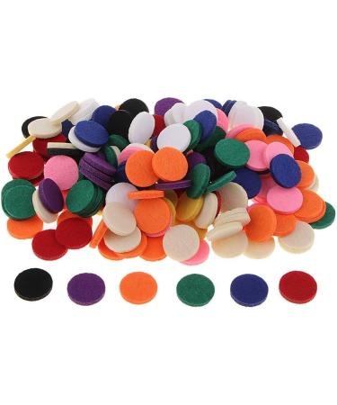 200 Colorful 21mm Oil Refill Pads for Perfume Medallions & Diffusers | Essential Oil Accessories - Buy Online on GoSupps.com