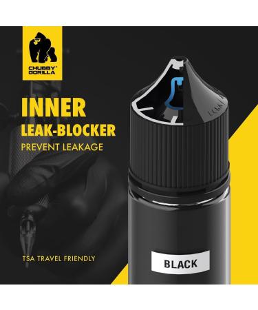 Chubby Gorilla Liquid Bottles 75ml Set - V3 Unicorn Dripping & Pipette Bottles - Child-Proof & Outlet-Safe - Black 75ml Bottles for Oils & Liquids - Buy Online on GoSupps.com