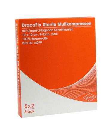 Dracofix Peel Compresses 10x10 cm Sterile 8-ply