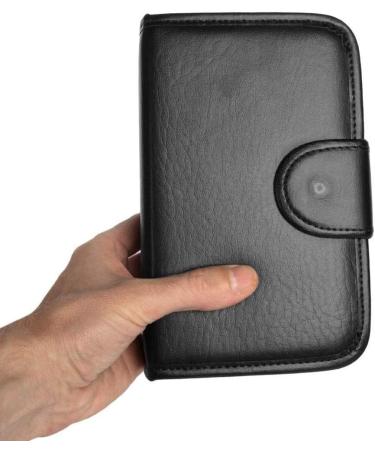 Tablet Box for 14 Days - 4 Compartments | Arthritis-Friendly BPA-Free PU Leather Medication Organizer | Easy Open Pill Dose - International Shipping Available - Buy Online on GoSupps.com