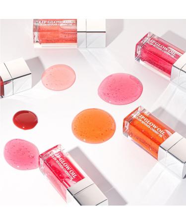Plumping Lip Oil - Moisturizing Transparent Toot Lip Gloss & Balm for Dry Lips | Long Lasting Nourishing Pink Lip Care - Buy Online on GoSupps.com