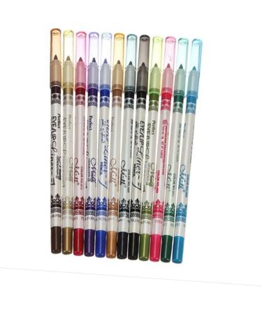  Beatifufu Set of 3 Eyeliner Pencils 12 Lip Pencils 12 Eyebrow Pencils 12 Eyeshadow Pencils for Party - Buy Online on GoSupps.com