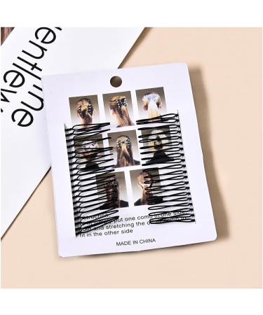 kawehiop 4x Trendsetting Accessory Magic Beads Hair Slides For Women Lightweight Plastic Magic Decorative Hair Combs For Women - Buy Online on GoSupps.com