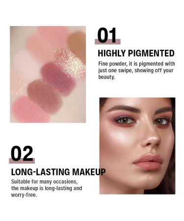 9 Colors Nude Red Brown Eye Shadow Palette - Highly Pigmented Rose Gold Cream Eyeshadow for Brown Eyes | Long Lasting & Natural Look | Travel Gift Kit 03 - Buy Online on GoSupps.com