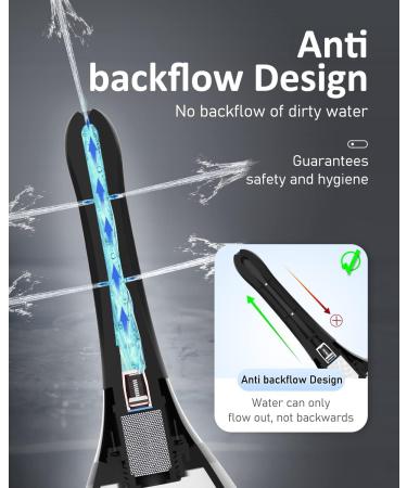 PropoDusche 245ML Enema Kit | Anti Back-Flow | Shower Tube Compatible | Silicone Douche for Constipation | Vaginal Cleaner for Men & Women (Black) - Buy Online on GoSupps.com