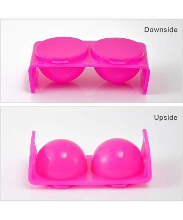 Geviro 2 Pieces Double Cup Plastics Nail Art Cup Bowl Soaking Dappen Dish Cup for Nail Art Acrylic Powder Nail Art Tools - Buy Online on GoSupps.com
