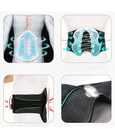 Buy Indian Lumbar Support Belt for Pain Relief | Back Support for Sciatica Herniated Disc Scoliosis - Unisex Adjustable Strap - Buy Online on GoSupps.com