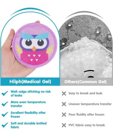 Buy Hilph K hlpads Kinder - 3 Pieces Cooling Pillow for Kids | Gel Coolpack for Toothache & Wisdom Teeth Relief | Cold Warm Compress by Three OWLS - Buy Online on GoSupps.com