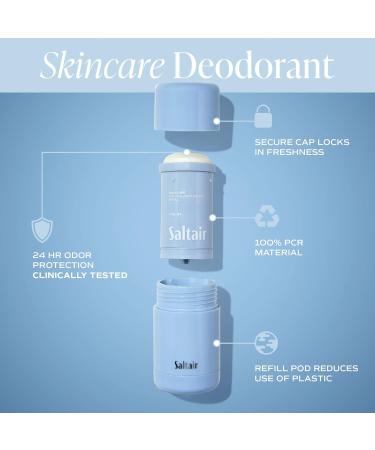 Saltair - Natural Deodorant - Made with Skincare Ingredients (Seascape) - Buy Online on GoSupps.com