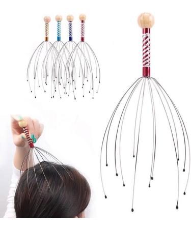 2pcs Octopus Shape Head Scratcher - Stainless Steel Wire Body for Stress Relief & Relaxation | Dijiusidy | International Shipping - Buy Online on GoSupps.com