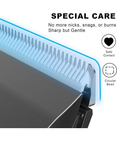 KSIAOS Groin Hair Trimmer for Men - Waterproof Electric Body Groomer with Ceramic Blades Recharge Dock | Ideal for Wet/Dry Use - Buy Online on GoSupps.com