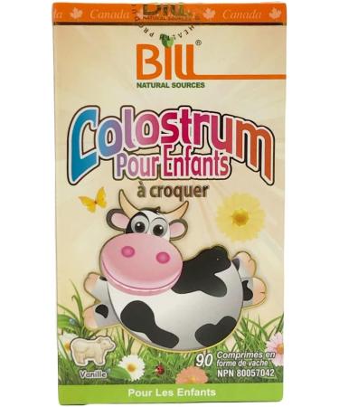 Children's Colostrum 90 chewables Bill Natural Sources(Bill Beauty) (Pack Option) (90 count (Pack of 2)) - Buy Online on GoSupps.com