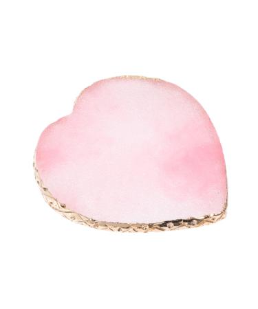 MERRYHAPY MERRYHAPY Manicure Mixing Tray Heart-Shaped Resin Nail Art Palette Practical Nail Art Creations