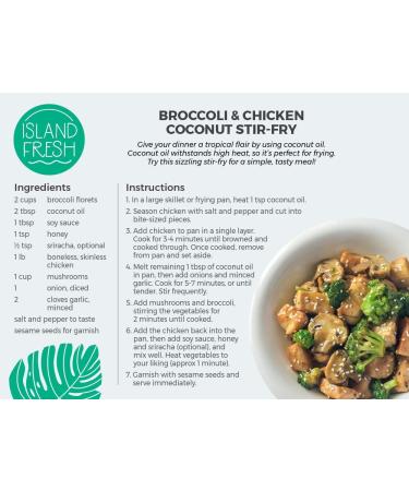 Island Fresh Organic Virgin Coconut Oil 54 oz - Packaging May Vary - Buy Online on GoSupps.com