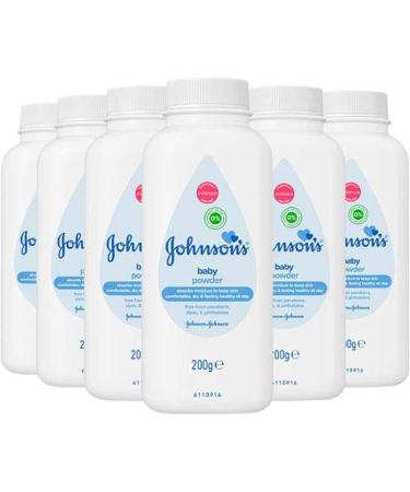 Johnson's Baby Talc 200g - Pack of 6