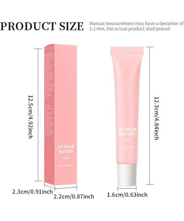  Opvonxeh Butter Lip Balm for Moisturizing Nourishing Lip Care for Men and Women Long Lasting Non-Sticky Water Glossy Tint Hydrating Makeup Primer Natural for Soft Lips - Buy Online on GoSupps.com