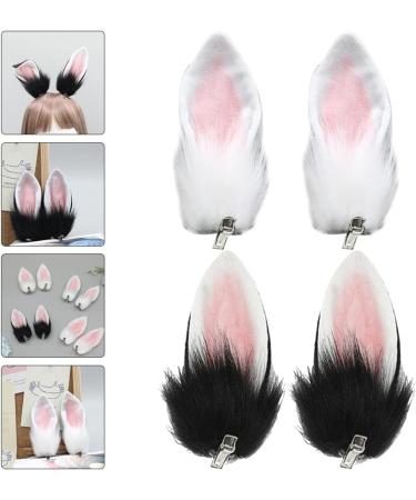 Toyvian 2 Pairs Bunny Hairpin Bunny Ears Clip Outfit for Girls Costume Party Accessory Cat Ear Hairpins Easter Hair Pins Mini Cat Ear Barrette Easter Girls Hair Clips Fairy Trinkets Plush - Buy Online on GoSupps.com