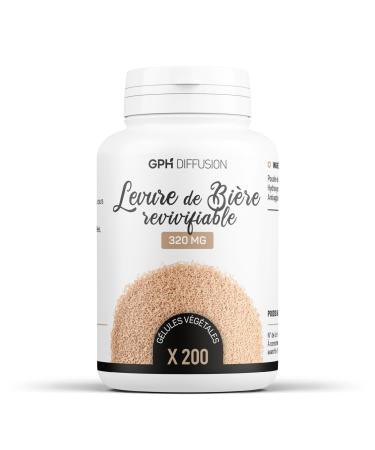 Revivifiable Brewer's Yeast - 320 mg 200 vegetable capsules