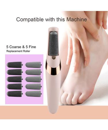 10 Pack Replacement Rollers for Finishing Touch Flawless Pedi Electric Tool File with 5 Black Coarse and 5 Gray Fine Rollers - Includes 2 Cleaning Brushes - Buy Online on GoSupps.com