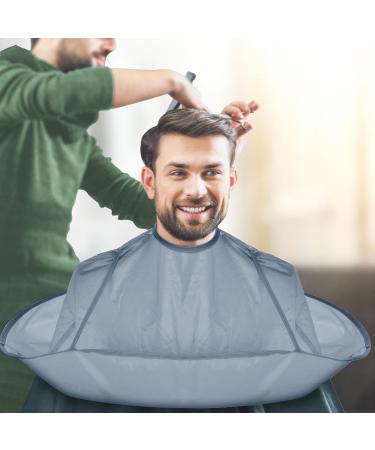 Hairdressing Cape Umbrella Foldable Umbrella Hair cut Cape Hair Cutting Cloak Umbrella PE 60cm Waterproof Haircut Cape Hairdresser Cap for Cutting Coloring Perming Hairdressing Saloon - Buy Online on GoSupps.com