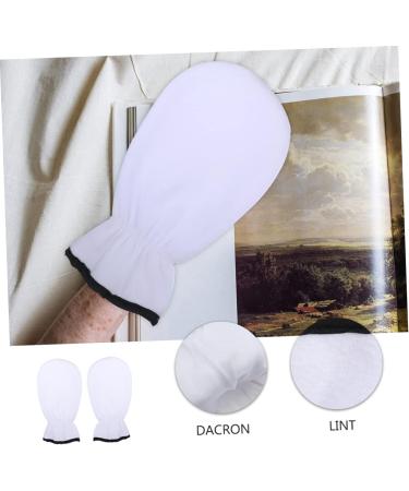 FRCOLOR Paraffin Mittens Pairs Maintenance Care Ladies Mittens Thermal Paraffin Hand Liner Womens Mittens Hand kit Paraffin for Hands spa Paraffin Cover Flannel Work White Sock 29X16cm - Buy Online on GoSupps.com